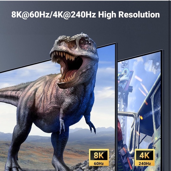 UGREEN 8K Displayport KVM Switch DP 1.4 with 4 USB 3.0 Ports (3 USB-A + 1 USB-C) - Picture 5 of 8